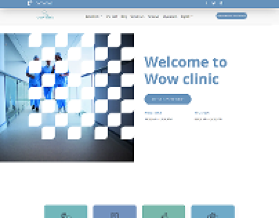 Clinc Demo Website built using WordPress & Amelia