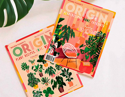 Cover Illustration for Origin Magazine