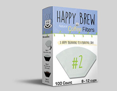 Happy Brew Coffee Filters Packaging