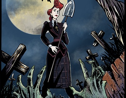 Six Feet to Paradise A gothic western comic.