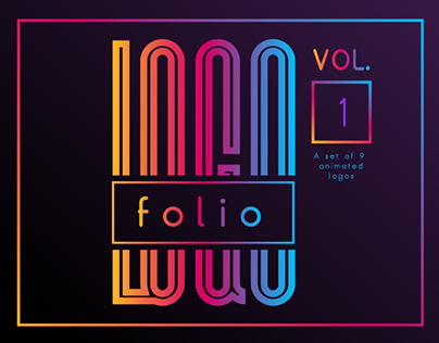 Logofolio vol. 1 — animated logo collection