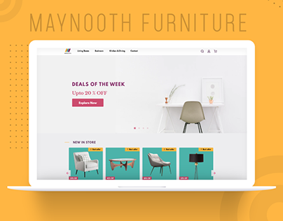Maynooth Furniture Landing Page (High Fidelity)