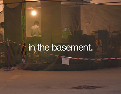 In the basement — Site-specific poetry