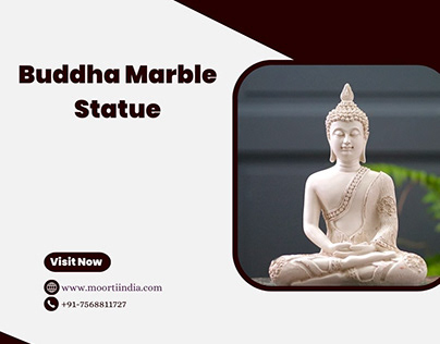 buddha marble statue
