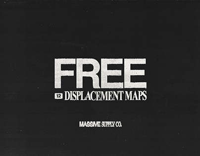12 FREE DISPLACEMENT MAPS | 2000x3000 300PPI .PSD FILES