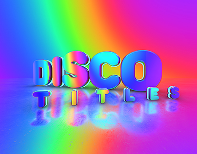 3D Disco Titles Ae Template