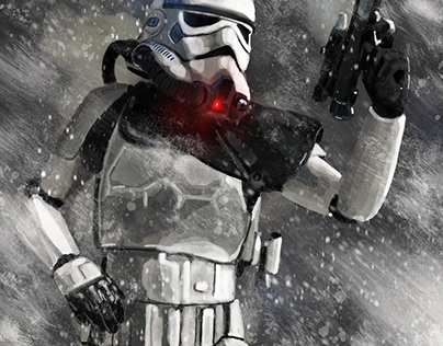 Stormtrooper digital painting
