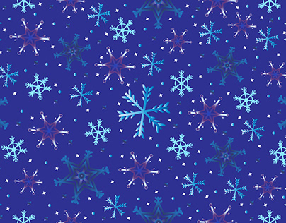Seamless pattern "Let it snow".