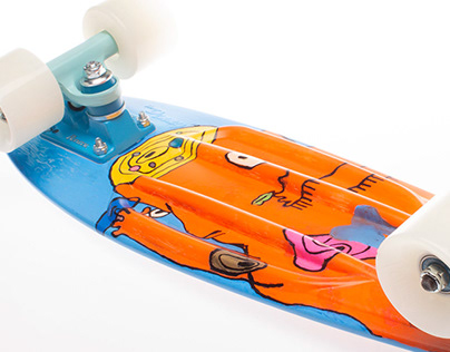 Mr. Orangy - Skateboard Paint