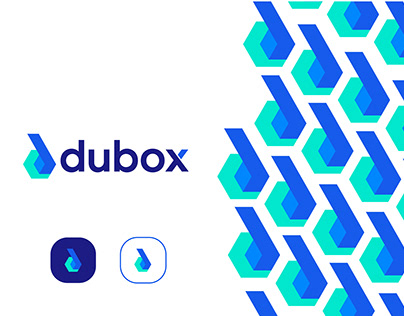 Dubox logo design। d letter logo । Brand identity