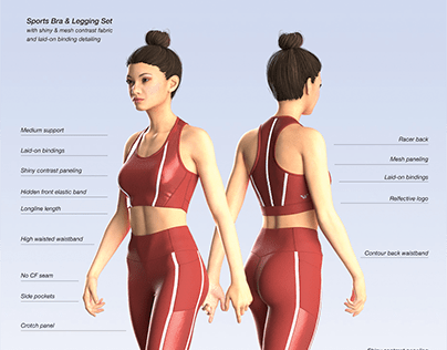 3D Activewear Design Concept