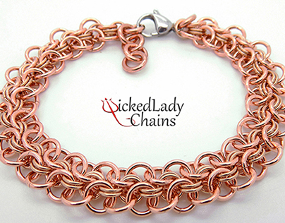 Abhainn Chainmaille Bracelet in Bronze
