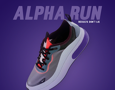 Alpha Run | Sneaker Poster | Animated