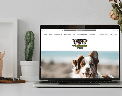 Wholesome Paws website redesign