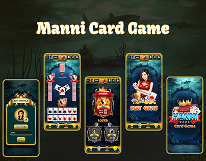 Manni Card Game Mobile App UI Kit