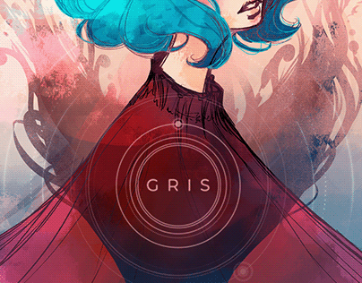 GRIS GAME (fanmade poster design)