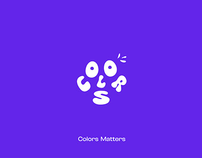 Typography Logo Art | Colors Matters