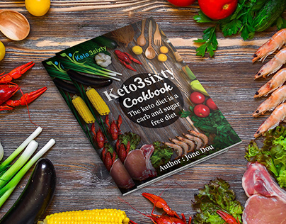 Keto Diet book cover design