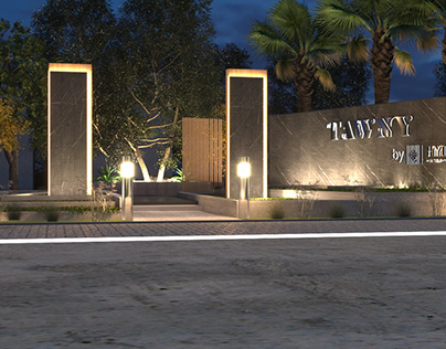 Tawny square branding proposal by Hyde Park