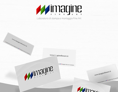 Imagine Fine Art - Brand Identity - Logo, social e web