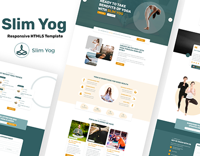 Slim Yog: Yoga Website Responsive HTML Template
