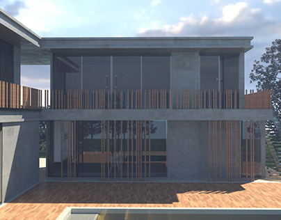 d+ house, facade design w/e+ design studio