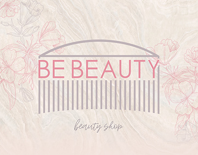 BE BEAUTY Cosmetic Store Logo