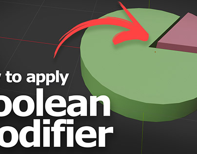 How to use Boolean Modifier in Blender