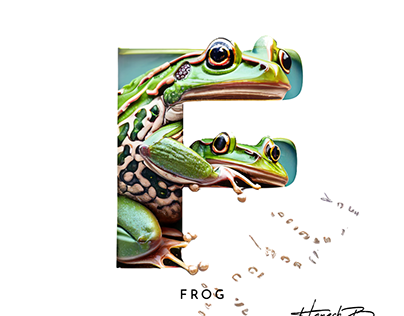Abcde For kid F for Frog, Fish