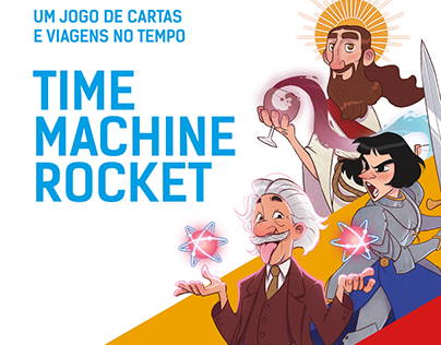 Time Machine Rocket | Characters Illustration