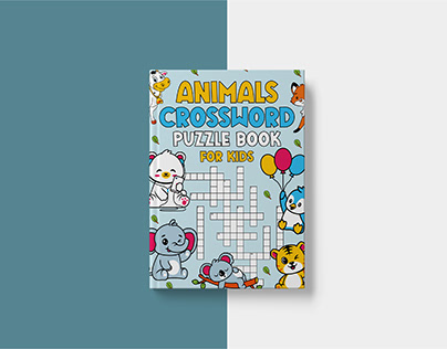Animals Crossword Puzzle Book For Kids