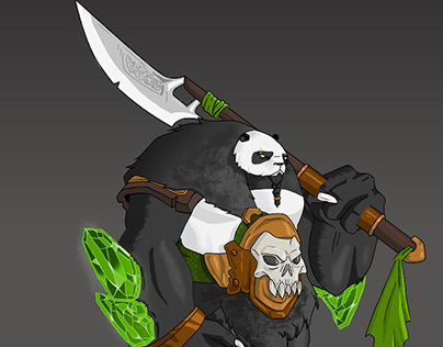 Panda Karakter Tasarım ve Animasyonu