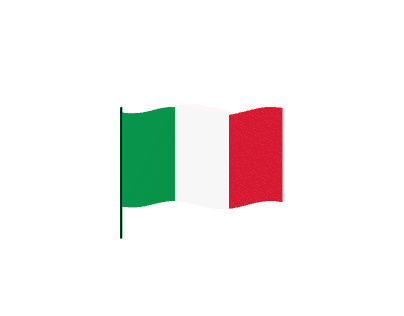 Italy flag Lottie JSON animation