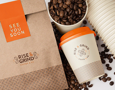 Rise & Grind Coffee Brand Identity