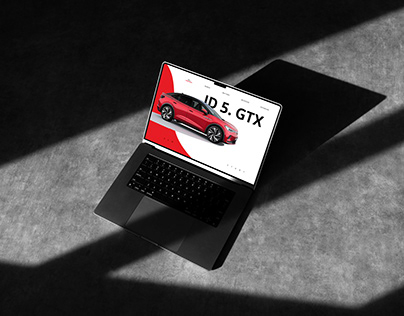 Adobe XD Concept: Volkswagen ID 5. GTX