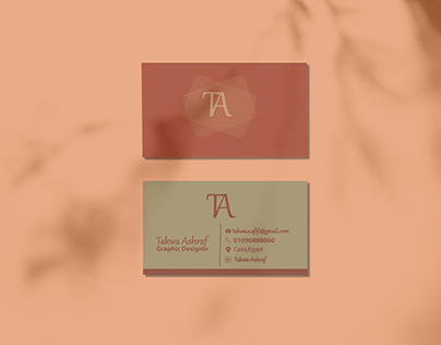Business Card for graphic desinger
