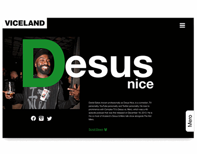 Viceland page concept