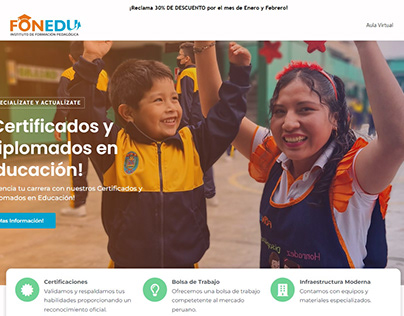 Project thumbnail - Web | Instituto Fonedu