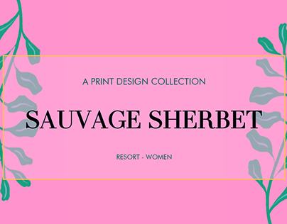 Sauvage Sherbet - A Resort Print Design Collection
