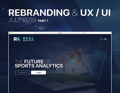 Real Analytics - Rebranding - UX / UI