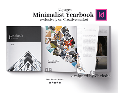 Minimalist Yearbook Design