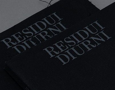 Project thumbnail - Residui Diurni – Editorial design
