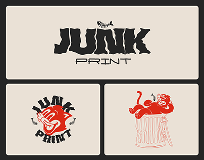 Branding for Junk Print clothing company