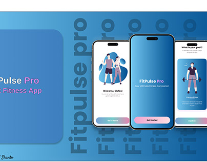 FitPulse Pro Fitness Mobile App & UI UX Design
