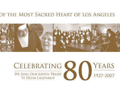 Carmelite Sisters  Anniversary Program - Graphic Design