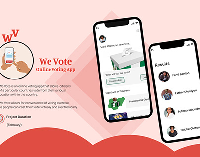 We vote Online Voting App