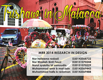 Trishaw in Malacca Research in Design