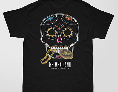 T-shirt Illustration Design For Mexican Restaurant