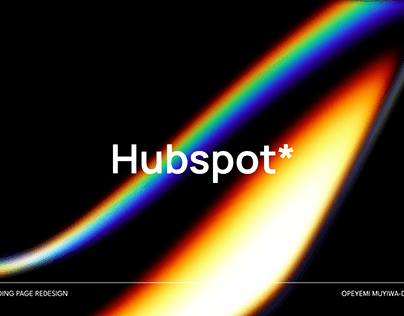 Hubspot* Logo and Landing Page Redesign