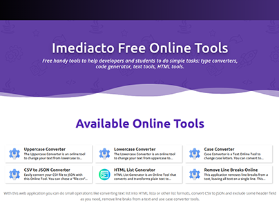 Website Imediacto Free Online Tools